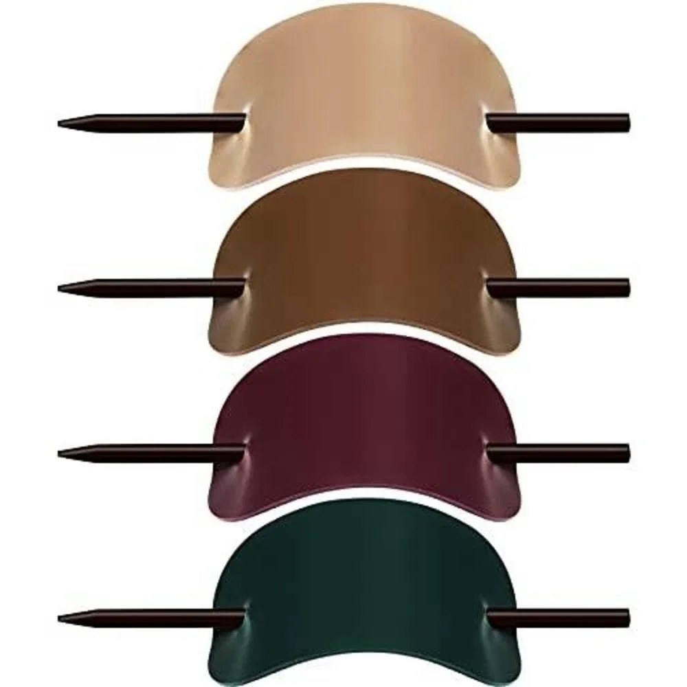 4 Pack Faux Leather Hair Slide Hair Pin Stick Barrette Ponytail Holder Set